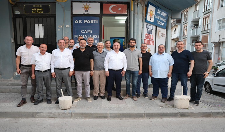 AK Parti Darıca’da başkanlar teşkilatları yalnız bırakmıyor