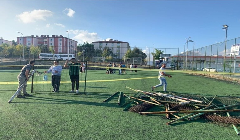 Ali Balkaya Spor Tesisleri yıkılıyor!