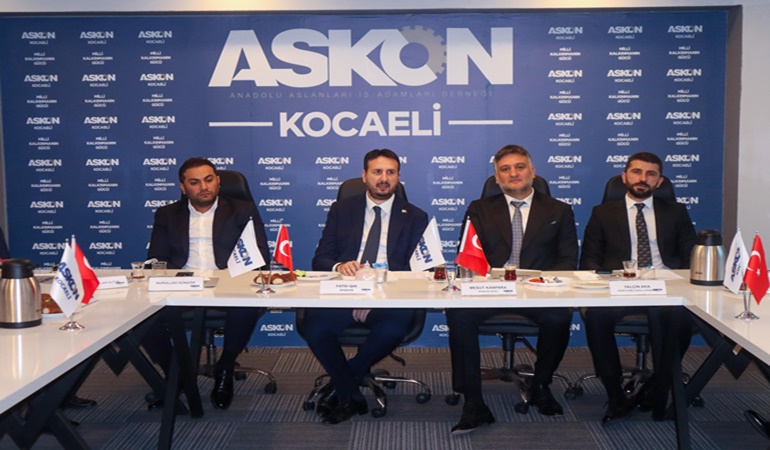 ASKON Kocaeli Şubesi’nde Fatih Işık güven tazeledi