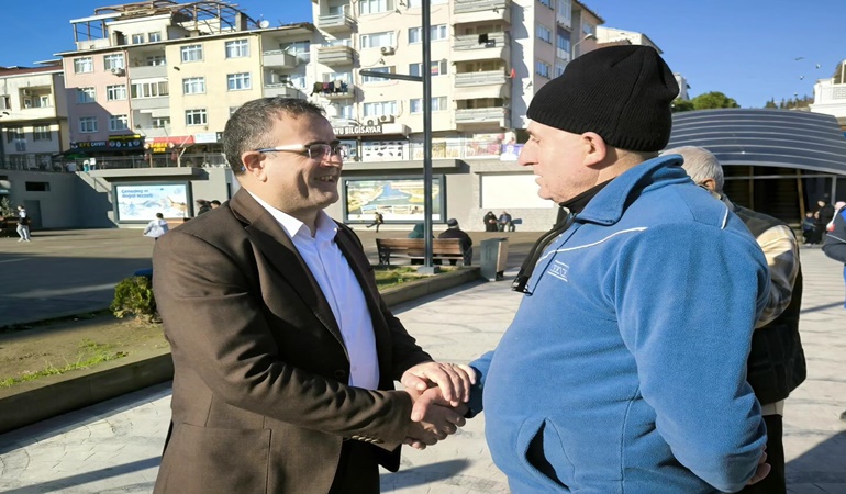 Başkan Gökçe her zaman sokakta!