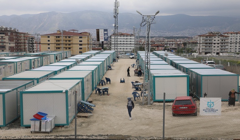 Büyükşehir’in konteyner kentlerinde huzurlu yaşam