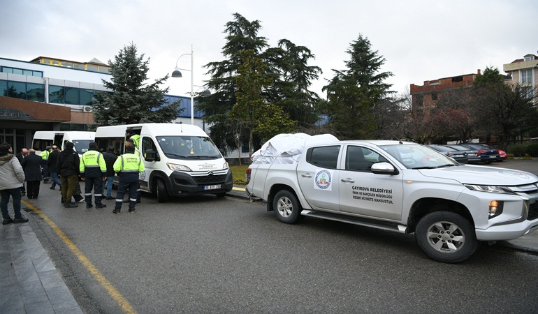 Çayırova arama kurtarma timi yola çıktı