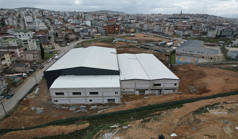 Çayırova Spor Fabrikası projesinde çalışmalar tam gaz devam ediyor 