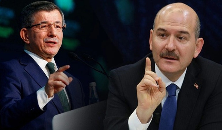 Davutoğlu'ndan Soylu'ya sert sözler