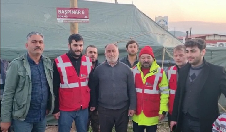 Depremzede vatandaştan İZBAK’a teşekkür