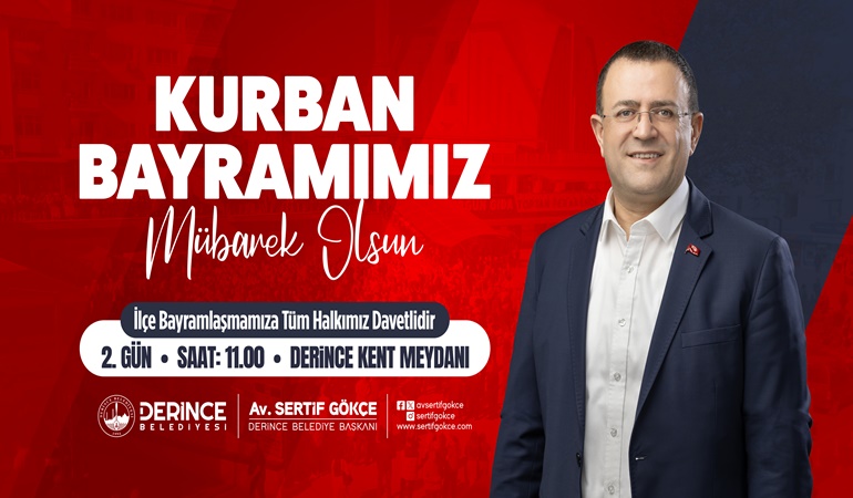 Derince’de bayramlaşma ikinci gün