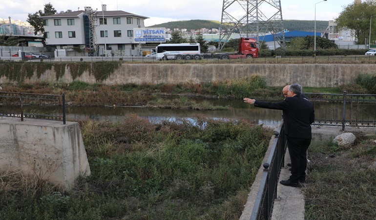 Dilovası derelerinde estetik için temizlik hamlesi