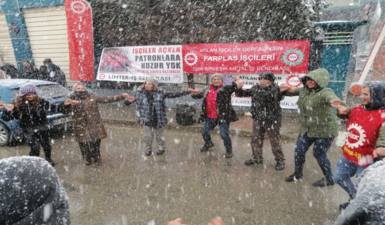 Emek Partisi'nden Farplas işçilerine sıcak çorba