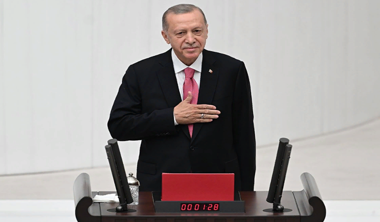 Erdoğan yemin etti