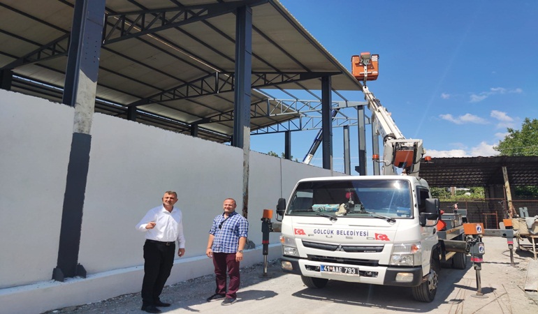 Eski mezbaha imalat bakım ve onarım binası oluyor