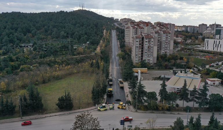 Gebze Dicle Caddesi’nde üstyapı çalışmaları tamamlandı