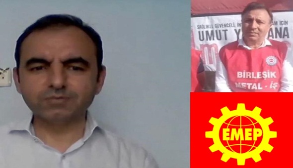 Genel Başkan Akdeniz Baldur işçilerinin grev çadırına konuk oldu 