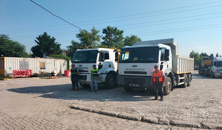 Gölcük Belediyesi'nden sel afeti yaşayan Bartın'a destek