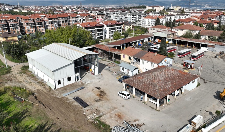 Gölcük’te eski mezbaha binası imalat bakım ve onarım binası oldu