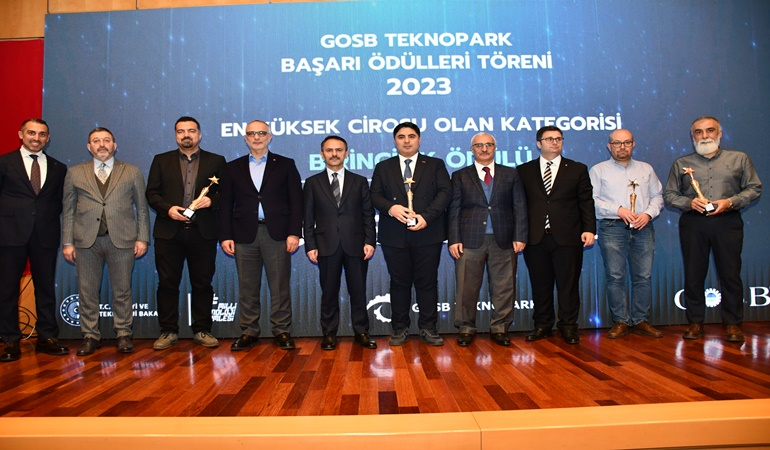 GOSB, başarılı firmaları ödülle taçlandırdı