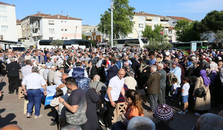 Hacı adayları kutsal topraklara uğurlandı