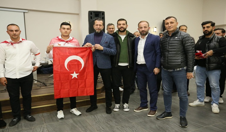 İshakçılar’da asker uğurlaması