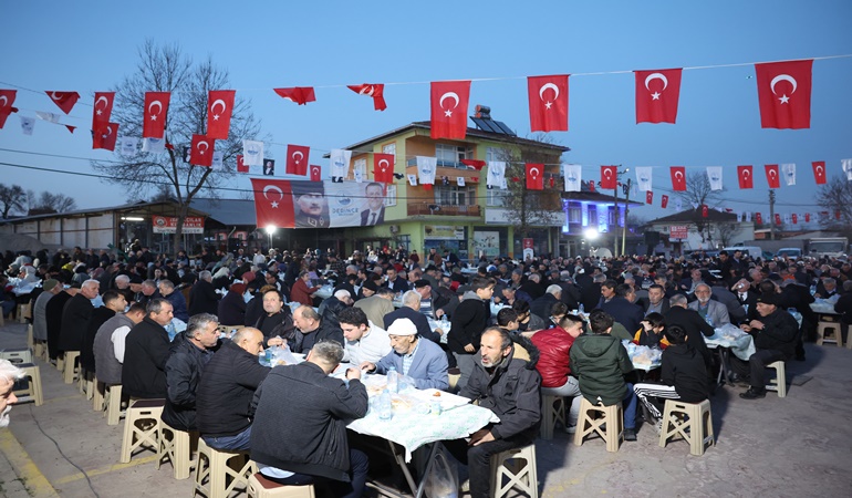 İshakçılar Köy Meydanı’nda dev iftar!