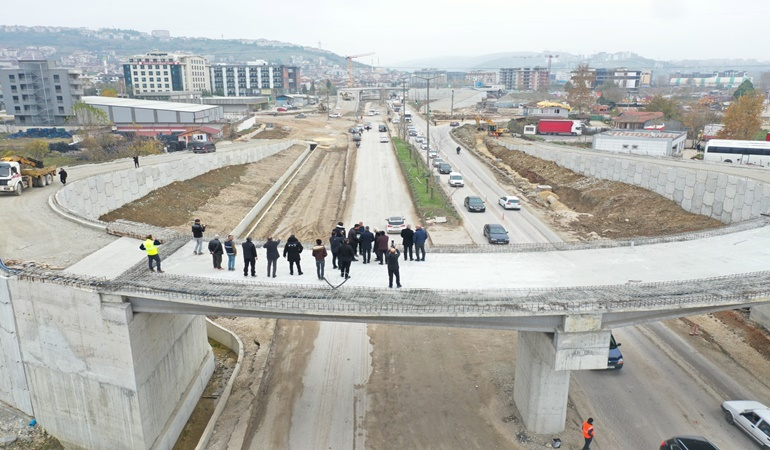 Kandıra Yolu’nun bir bölümünü kesintisiz hale getirecek çalışma