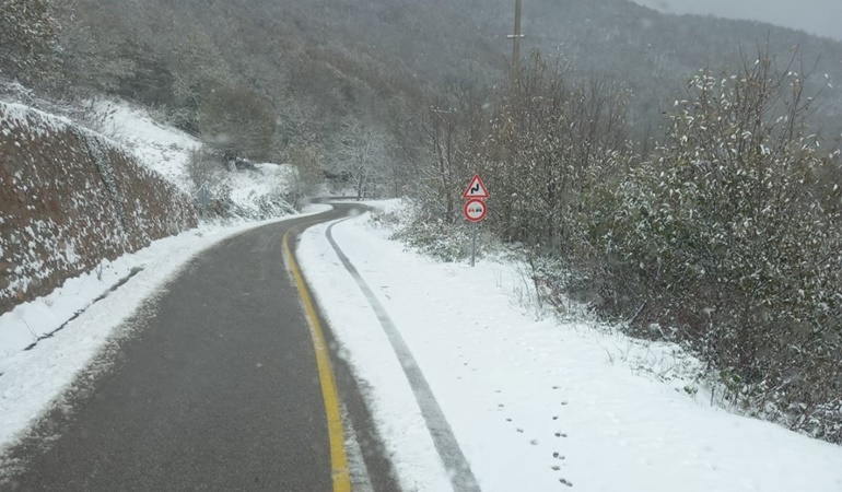 Karla kaplı yüksek kesimlerde tüm yollar açık