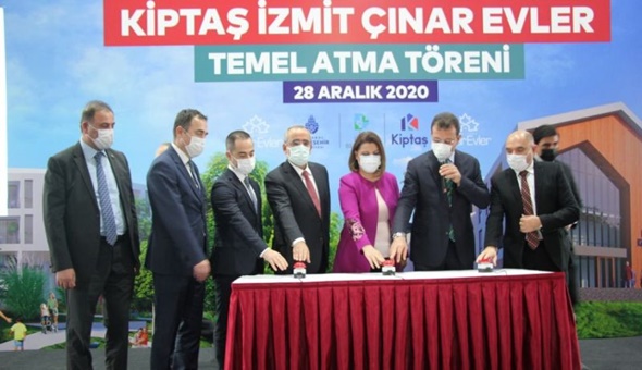 KİPTAŞ İzmit Evleri’nin temeli atıldı