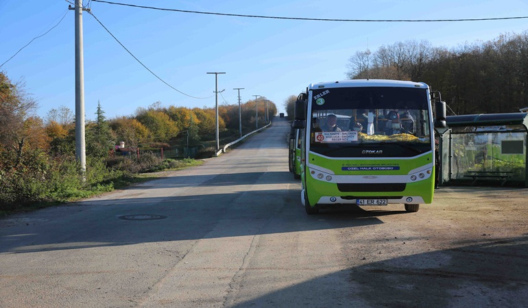 Kırsalda toplu ulaşım hattı 85’e ulaştı