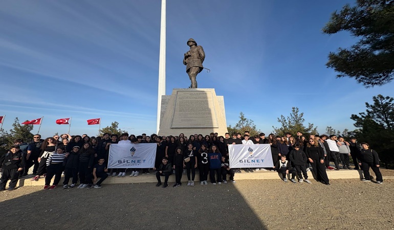 Kocaeli Bilnet Ortaokulu öğrencilerinden Çanakkale çıkarması