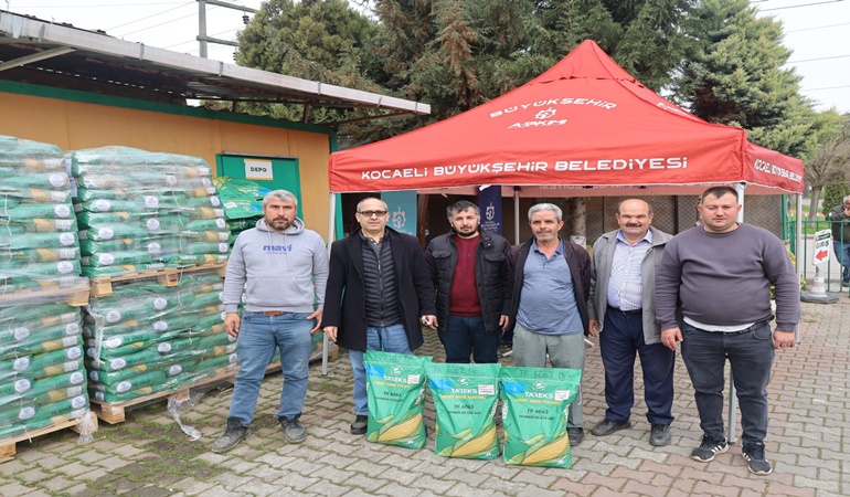 Kocaeli’de çiftçilere yüzde 50 hibeli tohum ve gübre desteği