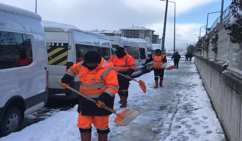 Körfez’de kar bitti, tuzlama bitmedi!