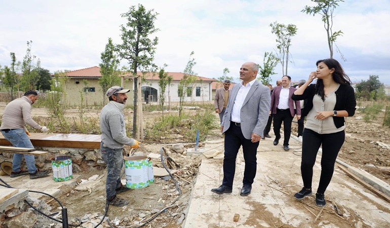 Körfez İlimtepe Millet Bahçesi’nde tempo yüksek 