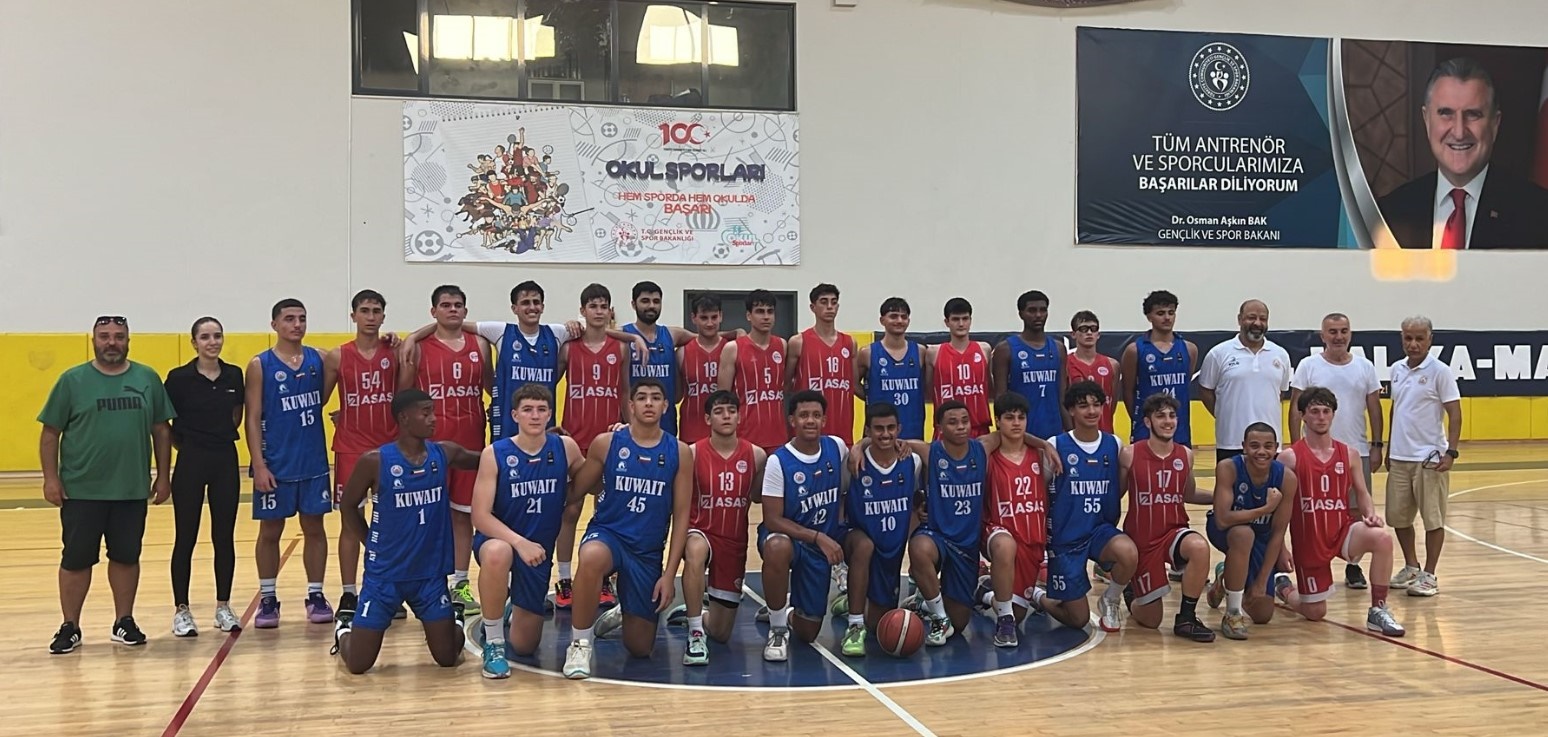 Kuveyt U18 Basketbol Milli Takımı Kartepe'de Sakarya ASAŞ'ı devirdi