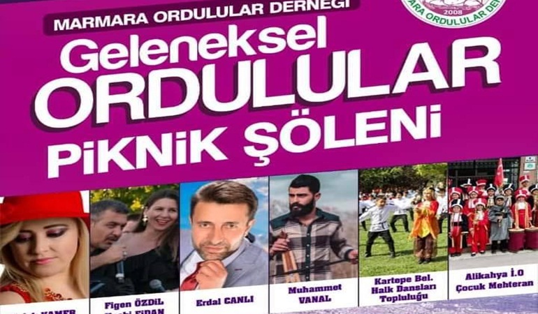 Marmara Ordulular Seka Kampı’nda piknik yapacak