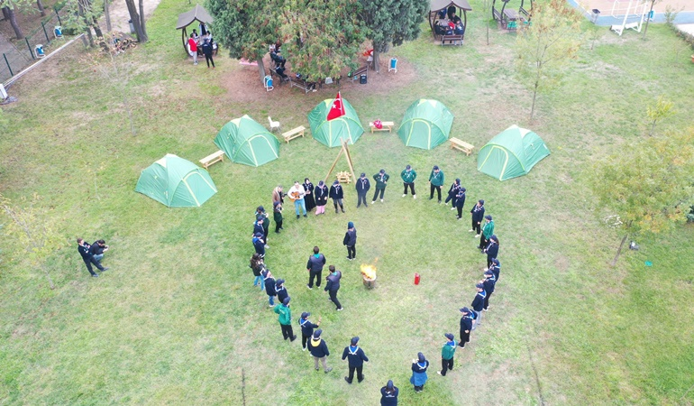 Özel çocuklar Cumhuriyet coşkusunu doya doya yaşadı