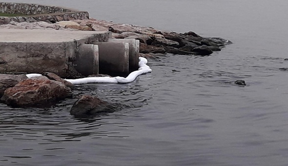 Plajyolu Sahili’ndeki kirliliğin sebebi tespit edildi