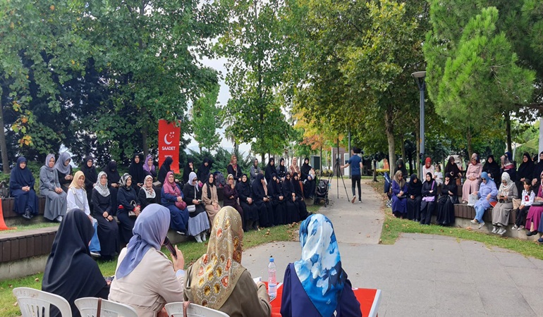 Saadetli kadınlar Seka Park’ta toplandı