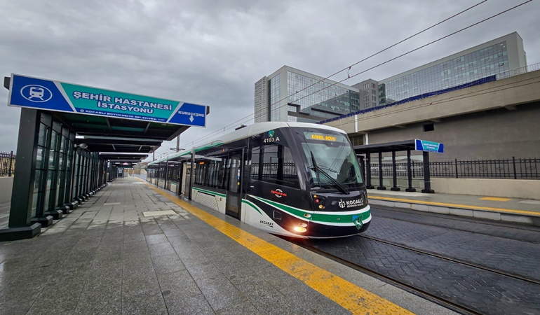 Şehir Hastanesine artık 15 dakikada bir tramvayla gidilebilecek