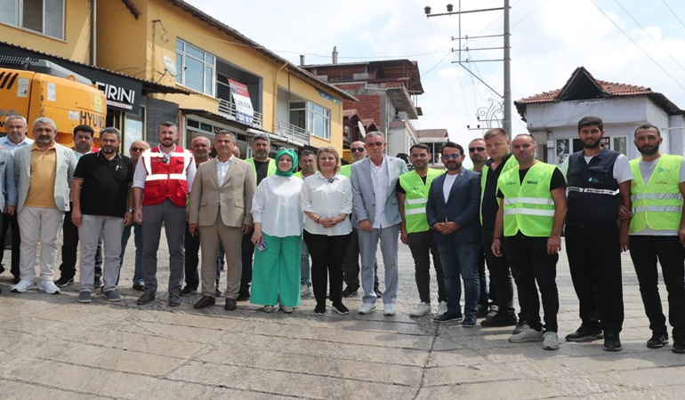 Tavşantepe Caddesi beton yola çevriliyor