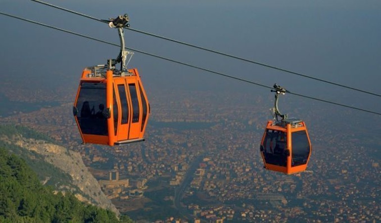 Teleferikte test sürüşü başlıyor