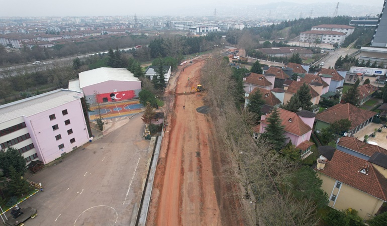 Tramvay hattı, Kocaeli Stadı’na doğru hızla ilerliyor