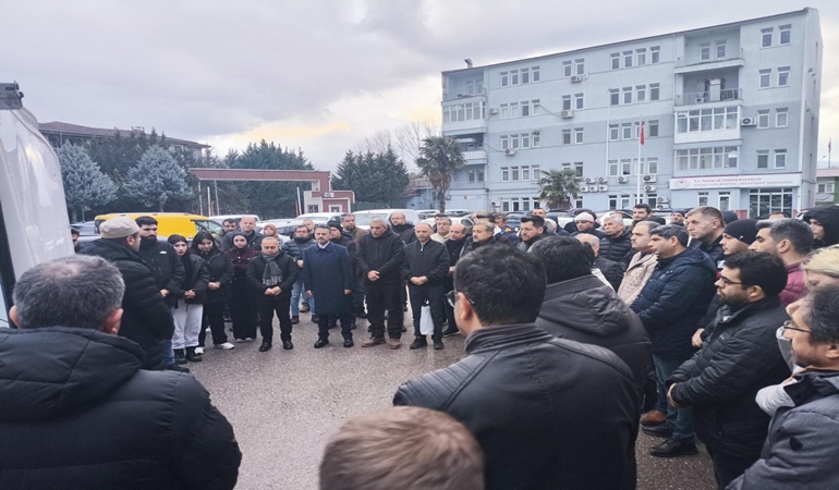 Vefat eden Müdür Yardımcısı Ali Koç son yolculuğuna uğurlandı