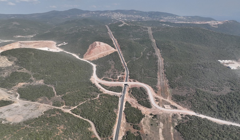 Yeni yolla Yukarı Hereke-Çerkeşli arası sadece 5 dakika