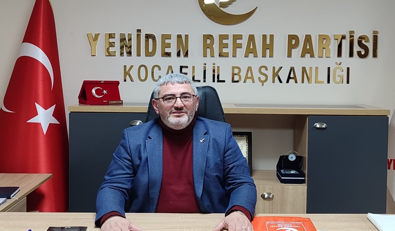 Yeniden Refah Kocaeli İl Başkanı Aydın: Büyük bir şükranla anmaktayız