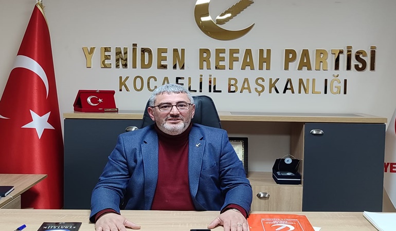 Yeniden Refah Kocaeli İl Başkanı Aydın, Erbakan Hoca’yı andı