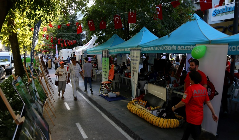 Yürüyüş Yolu üzerinde deprem farkındalık etkinliği